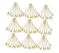 SOIMISS Lanières Suspendre Multifonction pour Téléphone et Clé Usb, Cordon Chinlon Résistant, Lot de 300 Pièces, Couleur Fil Doré, Accessoires DIY pour Élégante Décoration Portable