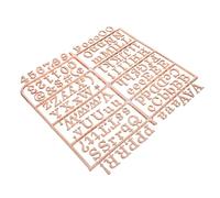 SOIMISS Lettres en Plastique Dorées pour Tableau d'Affichage en Feutrine Kit Complet Chiffres et Symboles Compatibles Tableau de Messages Bureau et Organisation Maison