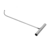 SOIMISS Lève-Plaque D’Égout en Acier Inoxydable 38 CM X 8 MM Crochet en T Robuste Anticorrosion Outil de Levage pour Grilles Plaques et Couvercles de Regard Usage Extérieur