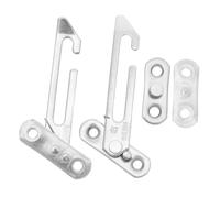 SOIMISS Limiteur de Fenêtre Acier Inoxydable Limiteur Ouverture pour Fenêtres à Ouverture Latérale Dispositif de Sécurité pour Garçon Fille et Animaux Angle et Protection Vent