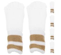 SOIMISS Lingettes Dentaires pour Doigts Chien et Chat, Lot de 6 Pièces, Tissu Doux, Taille Unique, Nettoyage Buccal, Hygiène Orale pour Animaux de Compagnie