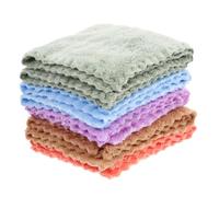 SOIMISS Lingettes Réutilisables pour -Né Lot de 10, Serviettes de Bain en Tissu Doux, Adaptées pour Toilette et Sorties en Famille Couleur Aléatoire