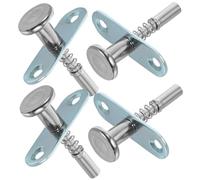 SOIMISS Loquets à Ressort 4 Pièces pour Lit Nourrisson, Goupille de Verrouillage Pratique, Accessoires pour Lit Barreaux, Couleur Aléatoire, Adaptés aux Cages à Lapins