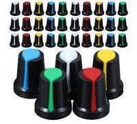 SOIMISS Lot 150 Boutons Rotatifs en Plastique 6 Mm, Capuchons Potentiomètre Multi-couleurs, Boutons de Commande pour Mixeur Audio et Contrôle Dj, Accessoires Industriels de Remplacement