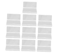 SOIMISS Lot de 10 Boîtes de Collecte en Plastique pour Lames Usagées, Rangement Compact pour Petits Objets, Usage Quotidien, Bureau