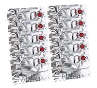 SOIMISS Lot de 10 Porte-Paquet à Vin 3l Valves Étanches, Poche Isotherme Réutilisable en Plastique Alimentaire, pour Conservation et Distribution du Vin Lors D'activités de Plein Air