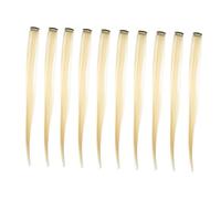 SOIMISS Lot de 10 Postiches Extensions Cheveux Couleur 613 Longues Synthétiques Clipsées Femme Soirée Cosplay Carnaval