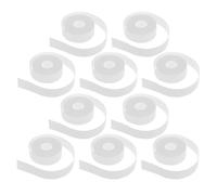 SOIMISS Lot de 10 Protège-Cols Invisibles Adhésifs Blancs 25 CM X 800 CM Inserts Absorbants Anti-Transpiration pour Chemises Homme Doublures de Col Coupe pour Voyages et Usage