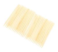 SOIMISS Lot de 100 Bâtons Naturels à Double Tête pour Peinture à Gratter, sans Bavure et Sûrs, Forme Classique, pour DIY et Pensées Artistiques