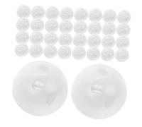 SOIMISS Lot De 100 Boules De Rechange Pour Hochets En Plastique Blanc
