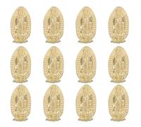 SOIMISS Lot de 100 Mini Breloques pour Ongles en Alliage Métallique Doré, Relief 3d Vierge, Accessoires Nail Art pour Manucure Créative, Décorations Religieuses pour DIY et Salon, 1,7 Cm