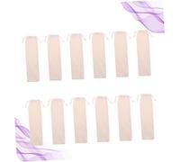 SOIMISS Lot de 12 Étuis à Pailles Réutilisables Coton Lin, Pochons Noirs Cordon, Rangement Compact et Portable pour Pailles INOX, Accessoires Écologiques pour Voyage et Maison