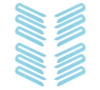 SOIMISS Lot de 12 Pinces de Coiffure de U Résistantes la Chaleur, Clips Isolants Thermiques pour Salon de Coiffure, Outils de Coiffeur pour Protection des Doigts, Sectionnement Précis