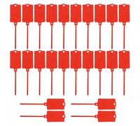 SOIMISS Lot de 120 Étiquettes de Marquage Réutilisables en Plastique Étanches avec Attaches Câble Résistantes, Inscriptibles et Colorées, pour Gestion Industrielle et Identification