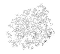 SOIMISS Lot de 130 Breloques Alphabet en Alliage Argenté pour Bracelets Diy, Petit Pendentif Compact et Créatif pour Bijoux Personnalisés et Célébrations