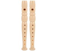 SOIMISS Lot de 2 Clarinettes en Plastique à 6 Trous pour Débutants Instrument à Vent Portable pour L'Entraînement Musical des Garçon et Filles