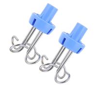 SOIMISS Lot De 2 Crochets De Support En Acier Inoxydable 1,6 Cm, Accessoires Pour Support De Perfusion, Crochet De Crémaillère Robuste, Utilisation Médicale à Domicile Milieu Hospitalier