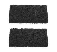 SOIMISS Lot de 2 Diffuseurs D'aromathérapie en Pierre de Lave Noire, Pierres Volcaniques Naturelles 10x5x1,5 Cm, Diffuseur D'huiles Essentielles Polyvalent, pour Contemplation et Spa