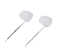 SOIMISS Lot de 2 Mini Épuisettes Manuelles Réglables pour Aquarium Filet à Crevettes en Maille Fine Manche Télescopique Compact Accessoire Pêche Adapté aux Poissons et Crevettes