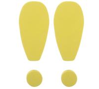 SOIMISS Lot de 2 Ornements D'antenne de Voiture en Écume Jaune, Boules et Points D'exclamation, Décoration Extérieure Moderne pour Antennes de SUV et Camion