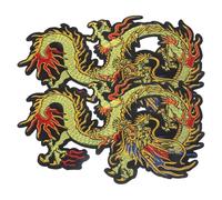 SOIMISS Lot de 2 Patchs Dragon Brodés à Repasser en Polyester pour Paquet et Chaussures, Écussons Résistants à L'usure, pour Atelier de Couture ou Centre Commercial