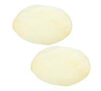 SOIMISS Lot De 2 Peaux De Rechange Pour Tambour Peau De Vache Têtes De Percussion Ethniques Pour Tambours Colorés Peau De Chèvre Fournitures Pour Tambours De Mouton Blancs