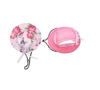 SOIMISS Lot De 2 Petits Chapeaux pour Chien Et Chat Chapeaux Bob Respirants Maille Confortable Taille m Été en Extérieur Pets De Compagnie Petits Chiens Et Chats