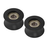 SOIMISS Lot de 2 Poulies à Câble en Nylon et Fer Diamètre 42 MM Poulie Silencieuse pour Équipement de Fitness Musculation et Haltérophilie Accessoires de Remplacement pour Home Gym et