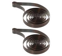 SOIMISS Lot de 2 Ressorts en Acier pour Mécanisme D'horloge Mécanique, Accessoires de Réparation Précis pour Réveil Vintage, Pièces D'horlogerie Robustes pour Projets de Bricolage