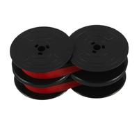 SOIMISS Lot De 2 Rubans pour Machine à Écrire Rétro Modèle Manuel, Encre Bicolore Rouge Et Noir, Compatible Machines Anciennes Type Classique, Frères Et Modèles Anciens, 3 Trous