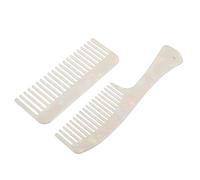 SOIMISS Lot de 2 set de Peignes Rétro en Acétate Antistatique Peigne à Dents Larges Grosse Taille pour Cheveux Bouclés et Épais Portable pour Femmes Outil Coiffage Doux et Solide