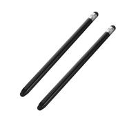 SOIMISS Lot De 2 Stylets Universels en Alliage D'aluminium Précis pour Écran Tactile, Crayon Capacitif Fin, Compatible Téléphone Et Tablette, Utilisation Dessin Et Écriture, Couleur Noire