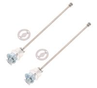 SOIMISS Lot de 2 Tiges de Broyage en Acier Inoxydable pour Moulin à Poivre Mécanisme Précis, Design Gain de Place, Cuisine et Pique-niques en Plein Air