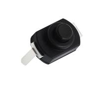 SOIMISS Lot de 20 Boutons Marche/arrêt Noirs Incurvés 1208 pour Lampe Torche Électrique Led, Interrupteurs à Bouton-poussoir de Remplacement Solide, Compatibles pour Usage Industriel