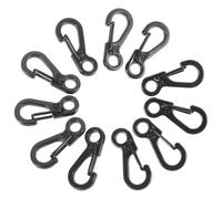SOIMISS Lot de 20 Mini Mousquetons en Alliage de Zinc Fermeture à Ressort, Clips Rapides et Polyvalents pour Bijoux et Colliers, pour Activités Extérieures