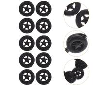 SOIMISS Lot de 20 Paires de Coussinets D’Oreille en Silicone Noir Antidérapants pour Lunettes Supports Derrière L’Oreille Confortables Accessoires Polyvalents pour Sport et Usage