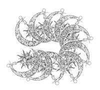 SOIMISS Lot De 20 Pendentifs Charme Lune-soleil En Alliage Vintage, Couleur Rafraîchissante, Pour Création Bijoux Diy, Bracelets Et Colliers, Artisanat Décoratif, Présent Créatif, Usage Quotidien