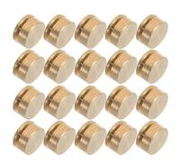 SOIMISS Lot de 20 Tiges Rotatives en Métal pour Nail Art 5X5X35 MM Couleur Bronze Roulements Haute Vitesse pour Décoration D’Ongles Accessoire Rotatif Silencieux et Solide Outils