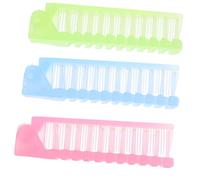 SOIMISS Lot De 3 Brosses à Cheveux Pliables De Voyage Compactes Et Anti-statiques Petites Pour Femmes Usage Quotidien Et Déplacement Couleurs Vert, Bleu Et Rose