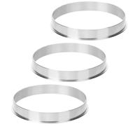 SOIMISS Lot de 3 Joints en Aluminium pour Machine à Sceller Automatique Anneaux de Rechange de 90 MM pour Machine à Thé au Lait Accessoires Métalliques pour Gobelets Compatibles Usage