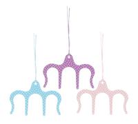 SOIMISS Lot de 3 Marque-Pages en Métal M Forme pour Partitions Signets Robustes Multifonctions Usage Scolaire Bureau et Loisirs Couleurs Aléatoires Accessoires Couleur Aléatoire