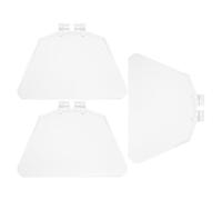 SOIMISS Lot de 3 Protections Oculaires Transparentes 6 Pouces pour Meuleuse d'Établi Panneau Anti-Poussière Résistant Compatible Accessoires Broyeur Sécurité et Visibilité Améliorées