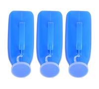 SOIMISS Lot de 3 Urinoirs Portatifs Étanches pour Homme 1200Ml Plastique avec Couvercle et Poignée Récipient Anti-Fuite pour Voyage Voiture Personnes Âgées et Urgence