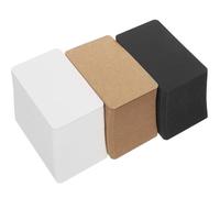SOIMISS Lot de 300 Cartes Vierges en Papier Kraft Blanc et Noir 9X55 CM Multi-Usages pour Notes Bricolage et Cartes Postales pour DIY Invitations et Messages Personnalisés