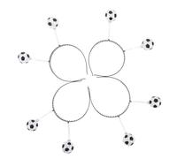 SOIMISS Lot De 4 Bandeaux De Football Pour Femmes Et Adolescentes : De Fête Sur Le Thème Du Football Pour Les Anniversaires Et Les Jours De Match.