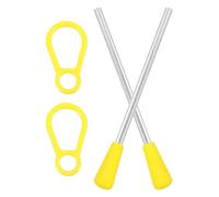 SOIMISS Lot de 4 Bâtons de Percussion Triangulaires en Fer Poignée Antidérapante, Accessoires pour Triangle Musical, Maillets pour Percussion Manuelle, Jeu Éducatif pour Garçon et Filles,
