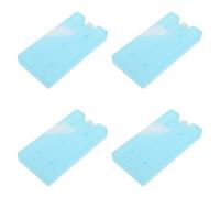 SOIMISS Lot de 4 Blocs Glace pour Ventilateur de Camping Rechargeable, Compatible Climatiseur, 250ml, pour Fête Activités en Plein Air
