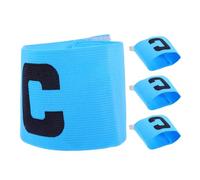 SOIMISS Lot de 4 Brassards Élastiques en Nylon pour Capitaine de Football, Réglables et Polyvalents, Essentiels pour Entraînement et Matchs Professionnels