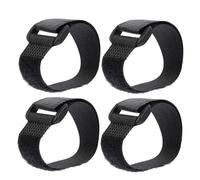 SOIMISS Lot de 4 Colliers en Nylon Noir pour Volailles, Collier Silencieux Anti-Chants Ajustable pour Coqs, Poulets, Canards et Oies, Dispositif Solide et Léger pour Usage Agricole