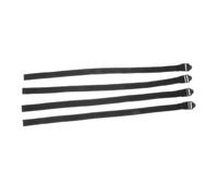 SOIMISS Lot de 4 Dragonnes de Bâtons de Randonnée en Nylon Noir Réglables, Résistance la Traction Élevée, pour Ski et Randonnée en Plein Air